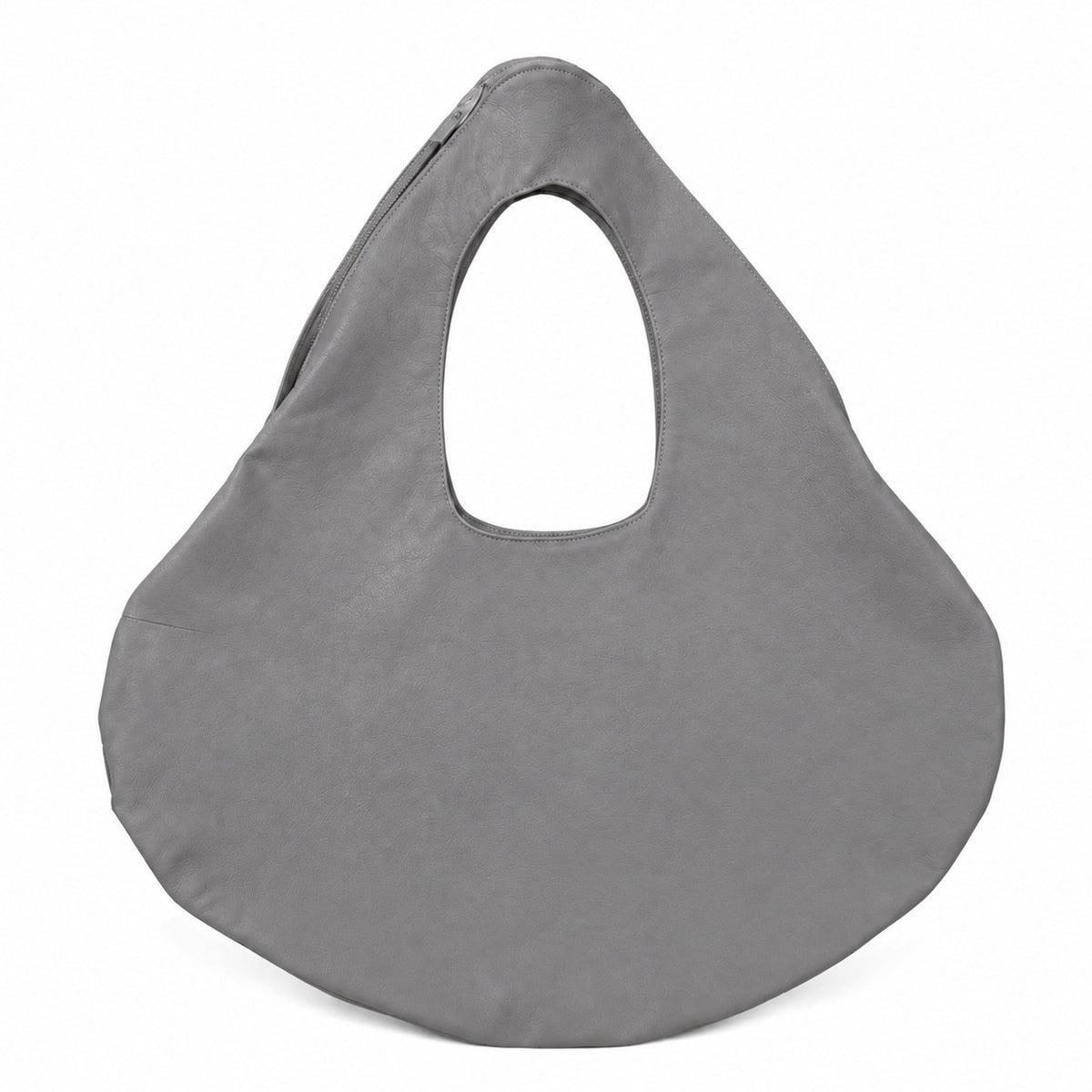 Große wendbare, weich fallende Hobo-Shopper-Tasche mit integriertem Schlaufenhenkel in Tropfensilhouette, Detailansicht 7