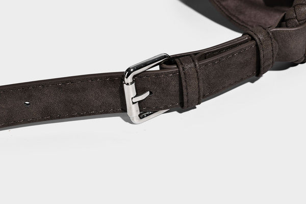 Weich fallende Hobo-Schultertasche mit gewebter Struktur, Beschlägen mit Sternanhänger und verstellbarem Riemen, Detailansicht 17