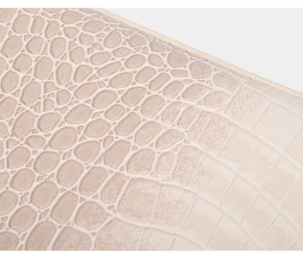 Croc-embossed mini top-handle satchel with silver turn-lock closure and adjustable crossbody strap, detail view 24