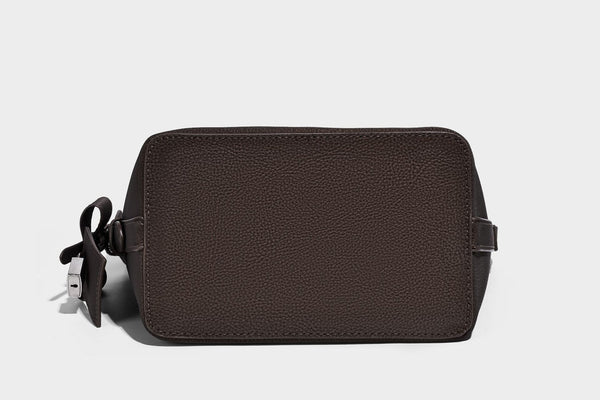 Pebbled leather-look bucket shoulder bag with zip inner pouch and adjustable crossbody strap, detail view 17