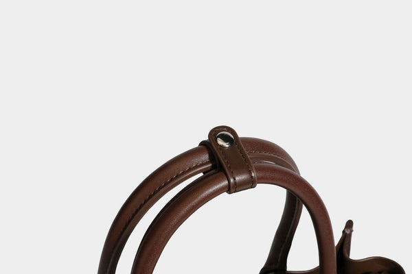 Strukturierte rechteckige Tote-Bag mit melierten, samtähnlich strukturierten Einsätzen, glattem Kontrastbesatz und zwei abgerundeten Tragegriffen