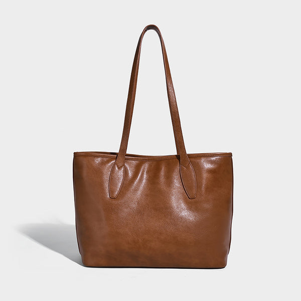 Große strukturierte Tote-Bag in Lederoptik mit zwei Schulterriemen und Metallanhänger-Beschlägen, Detailansicht 3