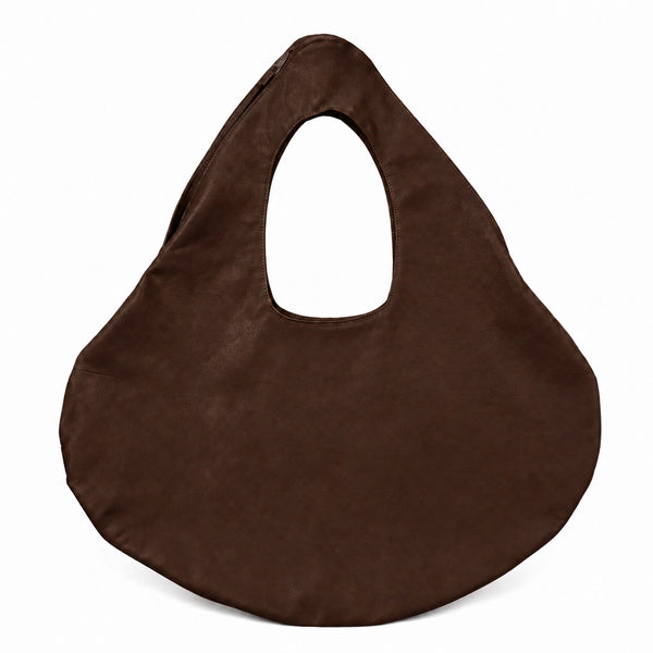 Große wendbare, weich fallende Hobo-Shopper-Tasche mit integriertem Schlaufenhenkel in Tropfensilhouette, Detailansicht 6