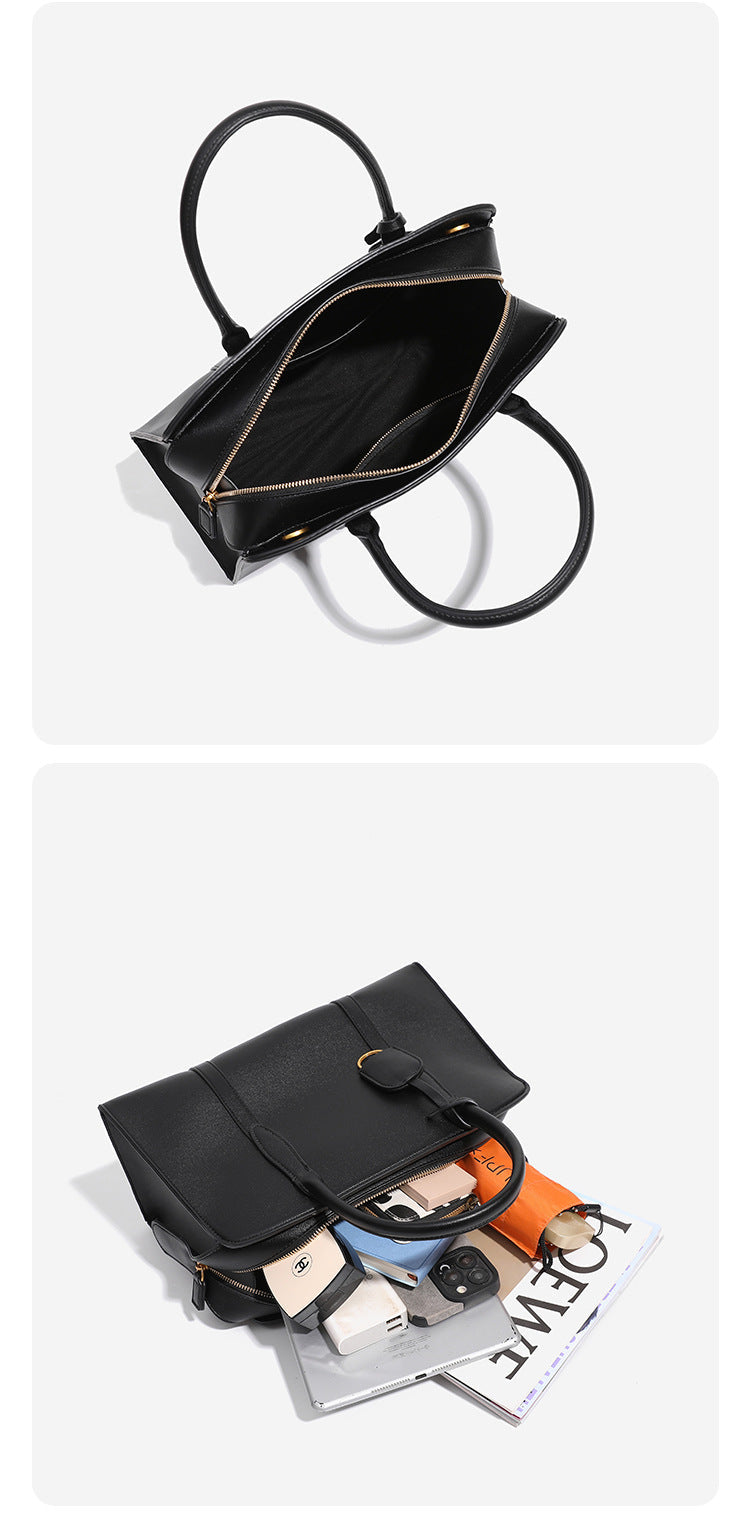 Structured retro Boston satchel bag with dual top handles, gold-tone ring hardware, and top zip closure, detail view 15