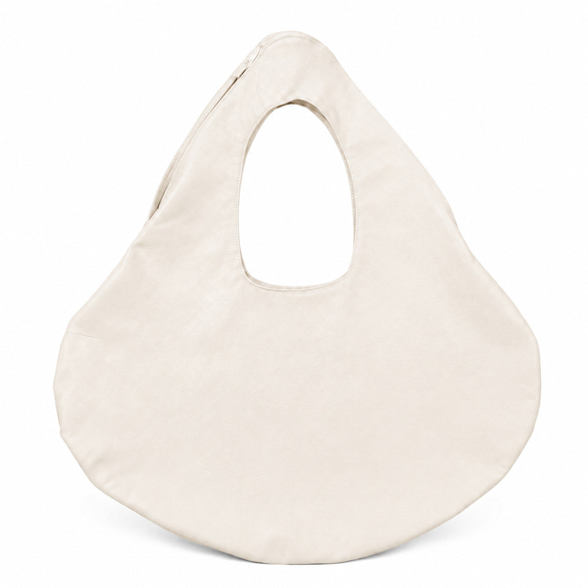 Große wendbare, weich fallende Hobo-Shopper-Tasche mit integriertem Schlaufenhenkel in Tropfensilhouette, Detailansicht 9